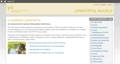 Desktop Screenshot of elearning-politik.net